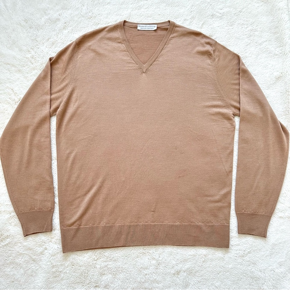 NEW!!! Filippo de Laurentis men’s cardigan size 54 or L Retail 550$!